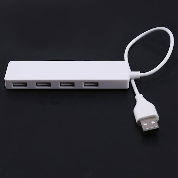 Ultra Slim USB Hub 4-port USB 2.0 Hub Hvid