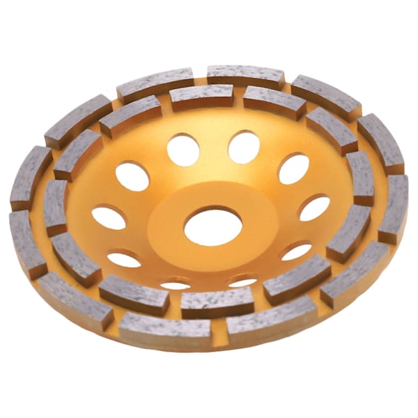 150 mm 7 tommer Diamant 2 Segment Slibeskive Slibeskive Slibemaskine Kop Slibeværktøj 22 mm H