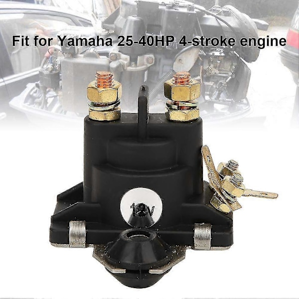 Startrelä Solenoid Passar Yamaha 25-40hk 4-taktsmotor Utombordsdelar 65w-81941 12v-Yvan