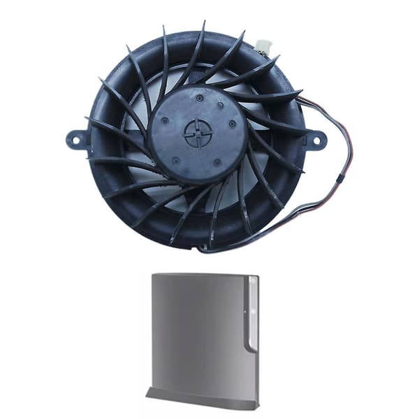 17Blades Host Køleblæser til PS3 Slim Intern Køleblæser Varmeafledning Blæser