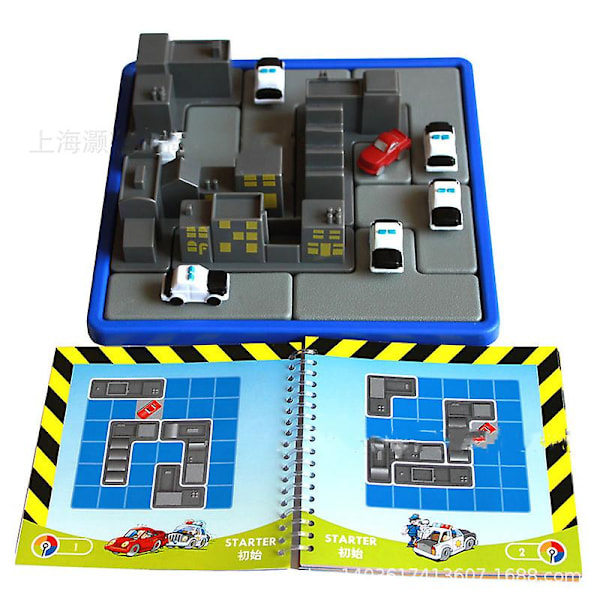 3D Spelpussel för Barn Spännande Interception Polis Fångar Tjuv Labyrinth Logikspel för K