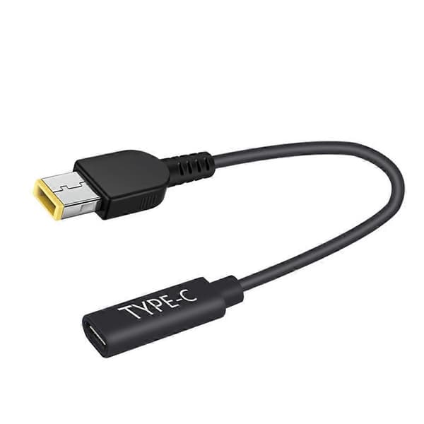 15 cm 65W PD USB Type C Hun Input til Slim Tip Strøm Opladningskabel til Lenovo Thinkpad E440 E450 E550 E560 T430 T440
