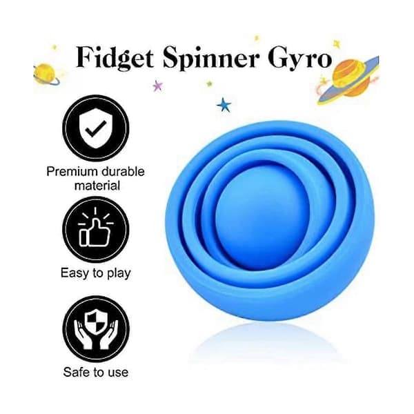 Fidget-gaver Stresslindring Fingerleke Fidget Spinnin