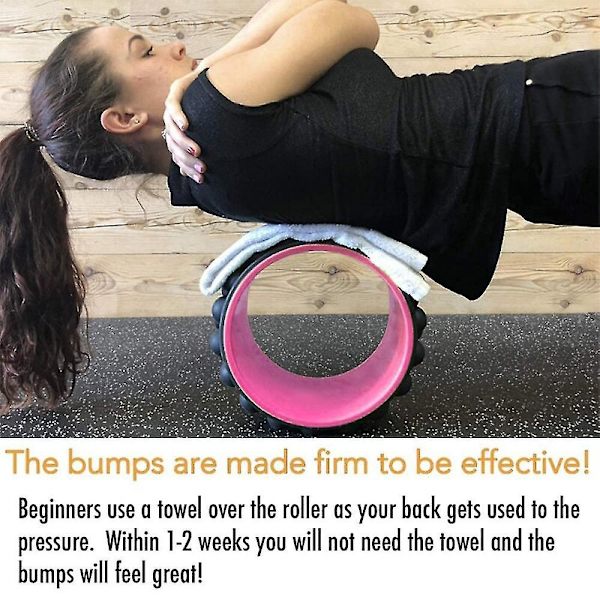 Zk-back+lila Roller Myofascial Release Trigger Point Yogahjul Skumrulle För Att Behandla Ryggsmärta Djupvävnadsmassage Träning