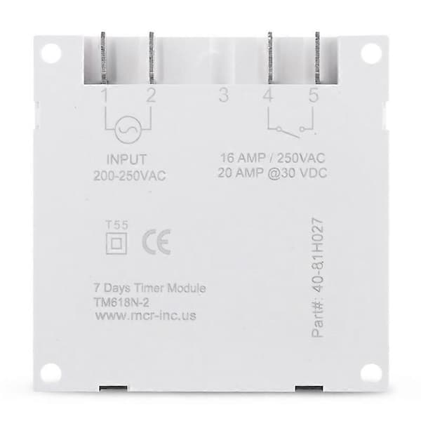 SINOTIMER Tm618N-2 LCD 1,6 Tommer Digital Programmerbar Timerkontakt