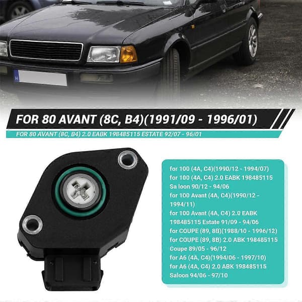 037907385H Sensor Gasspjeldposisjonssensor Potensiometer for 80 B4 91-95 2,0L 85KW Golf