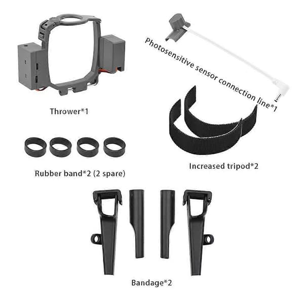 Payload Release Thrower Air Drop Leveringsdeler for DJI-Mavic 2 Pro/Zoom Drone