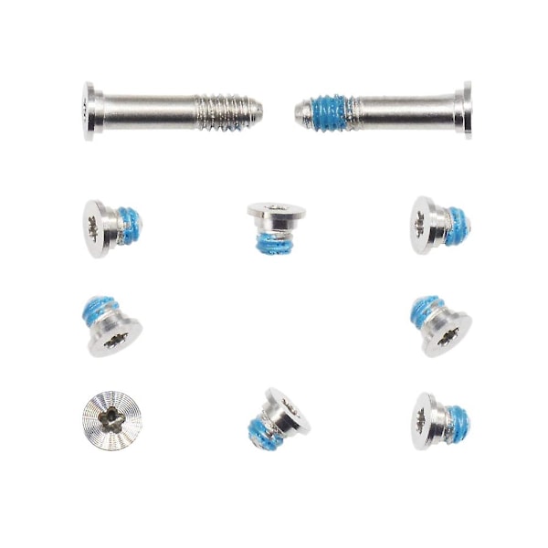 10 set/paket Botten skruvar Skruv för Macbook Air 11\" 13\" A1369 A1370 A1465 A1466 Bottenhölje skruvar