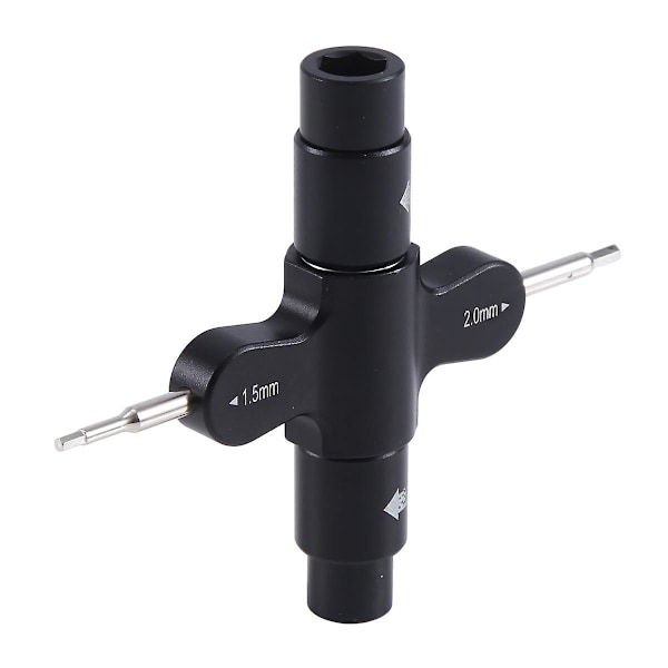 Super Quick Release -avain M5//M3 Avain 1,5 mm / 2,0 mm Kuusiokoloavain Quick Release -potkuri Mo