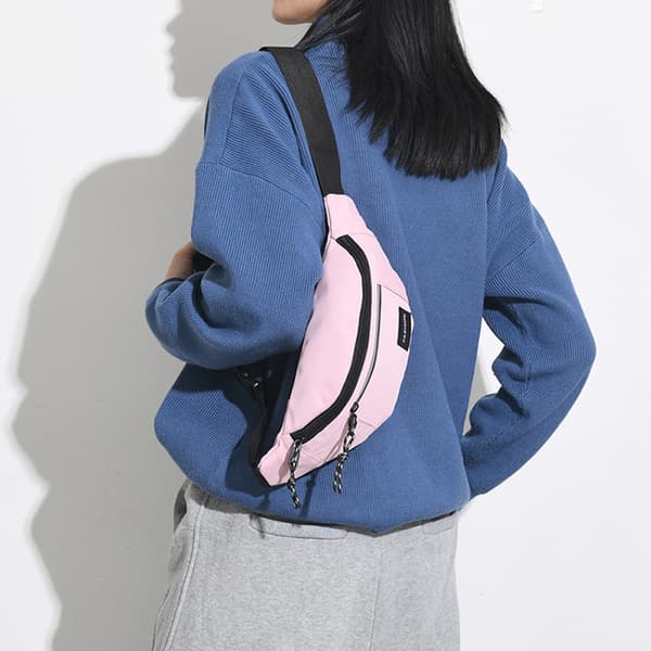 Stänksäker midjeväska crossbody väska Pink