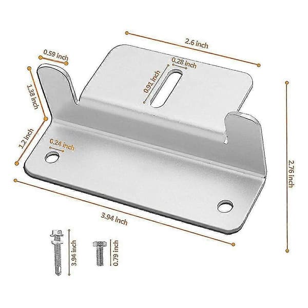 Monteringsfäste för solpanel z-typ sats med 4 aluminiumbatterimoduler 150w