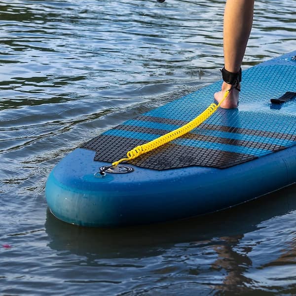 Coiled SUP Leash 10' Surfbræt Leash Sup Ben Reb Rem Stand Up Paddleboard Leash