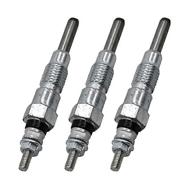 3ST Motorvärmare Glödstift 10mm för Kubota Motor D650 D750 D850