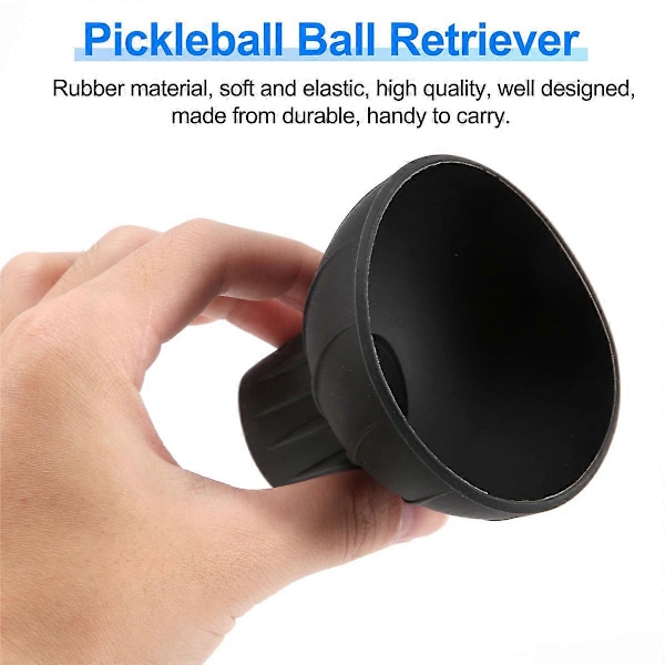 Pickleball Bollplockare, det enkla sättet att plocka upp pickleballbollar utan att böja sig ner, passar alla standard