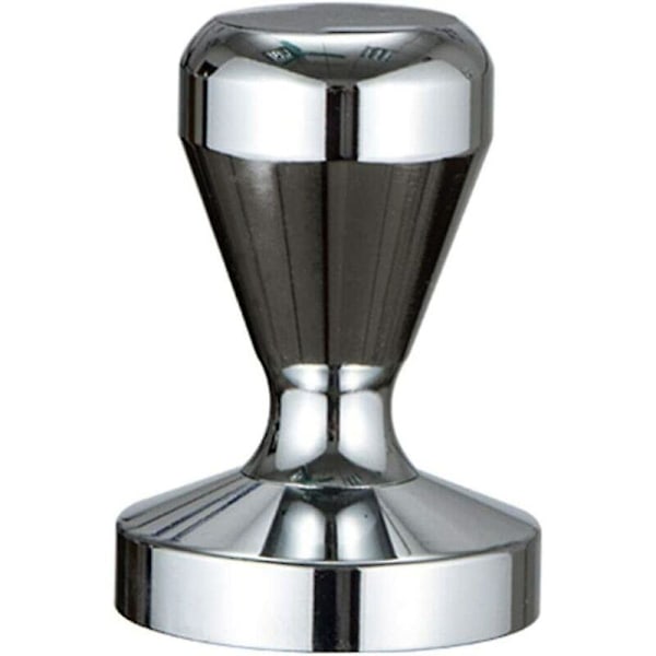 Forkrommet Solid Kafferam i Rustfritt Stål (49mm) For Kaffe og Espresso, Tampering, Barista