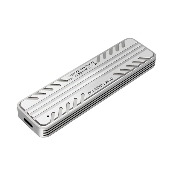 SSD-kotelo M.2 NVMe/SATA-kotelo USB C PCIe M2 SSD-kotelo USB 3.2 Gen2 10 Gbps 2230 2242 -koon SSD-levyille