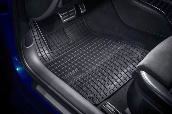 Gummimåtter til Toyota Prius IV hatchback (2017-2023) - sorte, skræddersyede