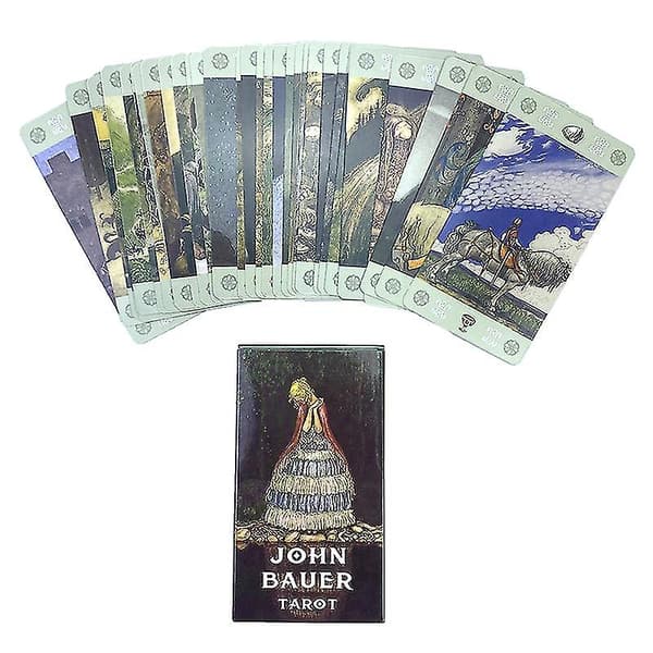 John Bauer Tarotkort Prognos Ödes Spådom Deck Familjespel Brädspel