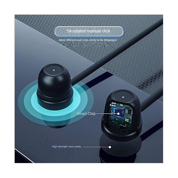 Mobiltelefon Skærm Auto Clicker Justerbar Tilslutning Fysisk Simulation Fingerenhed Klik, 5 He