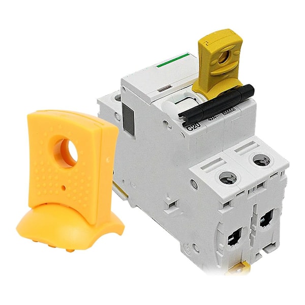 SSRGV Miniatyrkretsbrytare Låsning Pinout Ström Isolering Elektrisk Säkerhetslås Enhet för Schneider MCB