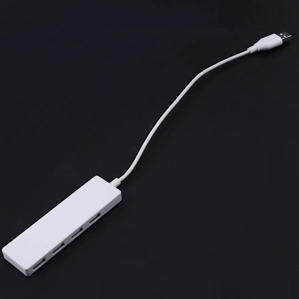Ultra Slim USB Hub 4-port USB 2.0 Hub Hvid