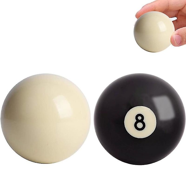1 stk Billard Kule 52,5/57,2 mm Standard Vanlig Svart 8 Ball Snooker Trening Utskifting Øvelse Billard Laget Av Harpiks