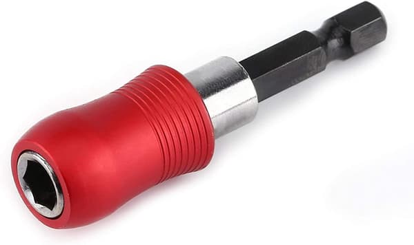 Bitsholder - 1/4 Hex Skaft Magnetisk Bitsholder Forlænger Stang Til Elektrisk Boremaskine Skruetrækker Længde 60mm