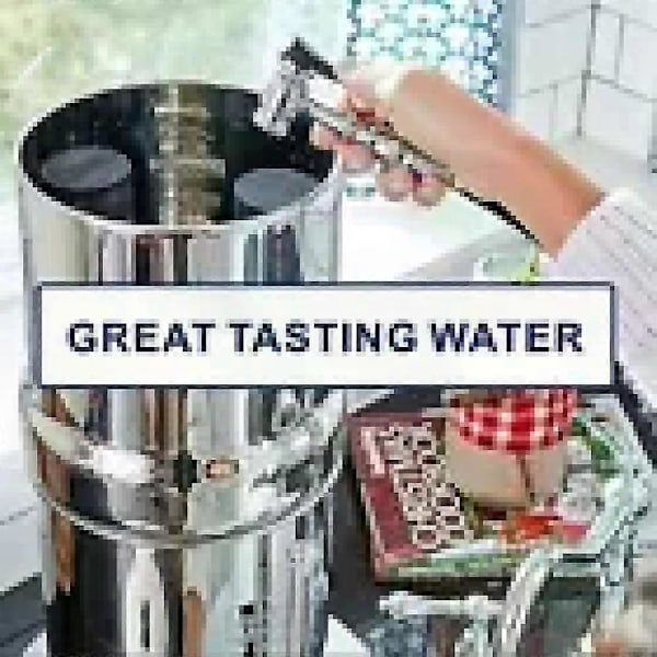4 Pakker Erstatnings Gravity System Filtre BB9-2 Svart For Berkey Vannfilter