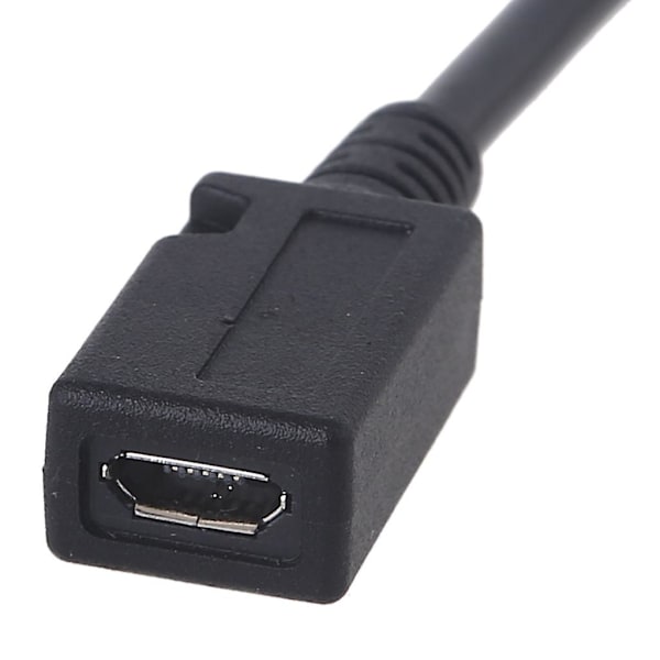 Universal 180 Graders Micro USB Han til Hun Forlængerkabel til Mobiltelefon