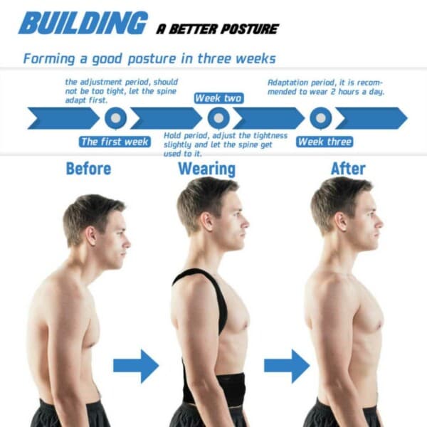 Posture Vest PRO Back Vest Better Posture 4XL