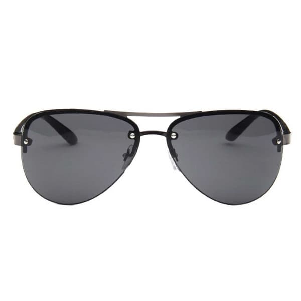 Runde Sorte Solbriller Retro Cateye