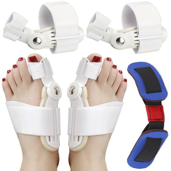 2-Pack Hallux Valgus Toe Protectors & Expander