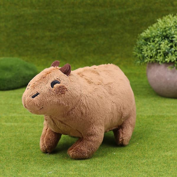 18 cm Simulation Fluffy Capybara Udstoppede Dyr Dukker Børnelegetøj Julegave