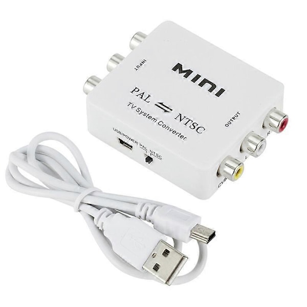 Mini PAL NTSC Kaksisuuntainen TV-järjestelmämuunnin PAL - NTSC NTSC - PAL Kaksisuuntainen TV Composit