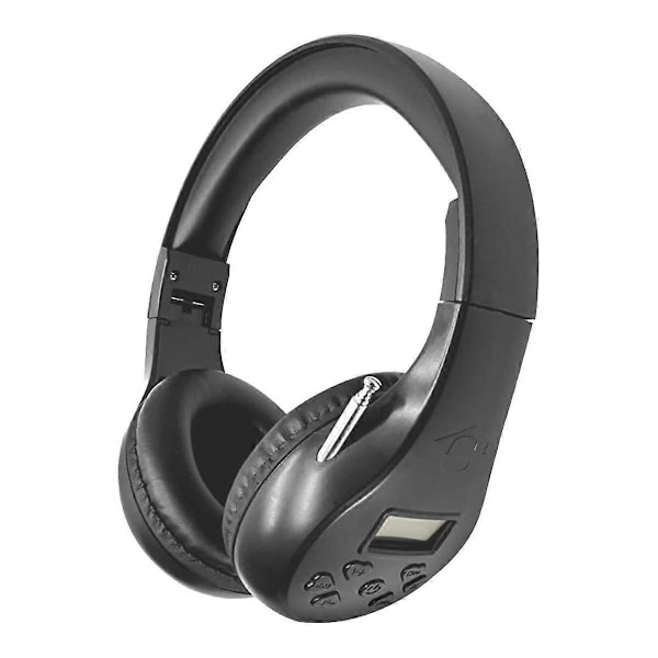 Personliga FM-radiohörlurar, trådlöst headset med inbyggd radio för gräsklippning, jogging, promenader, dagliga arbeten 2024THO