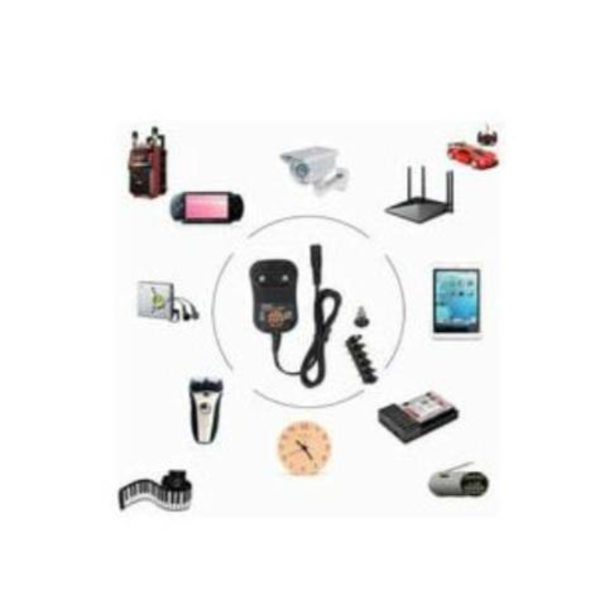 Universell 30W AC till DC-strömförsörjning med USB-port 5V 2.1A AC 3V till 12V Strömförsörjning,