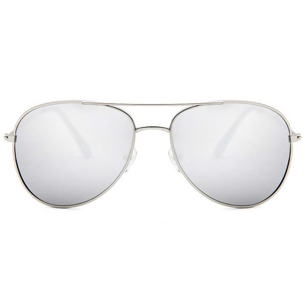 Pilot Solbriller Dame Sølv Speilglass