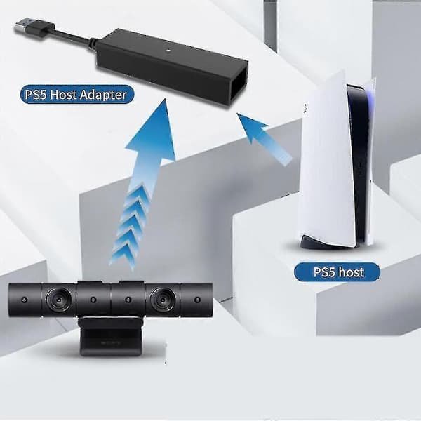 Adapterkabel for PS5 VR Mini Kamera Adapterkontakt for 5 PS5 PS4 VR Adapterkontakt Tilbehør