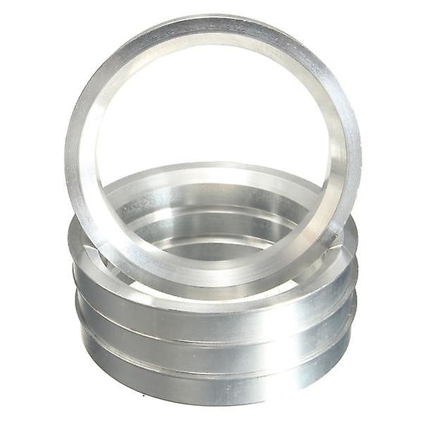 4X Aluminium Navsentreringsringer 60.1mm til 73.1mm for Toyota Lexus Felger
