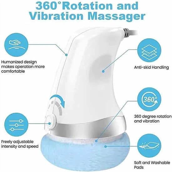 Body Enhancer - Muscle Builder - Home Workout - 3 Working Modes - 10x10x16.5 cm - White