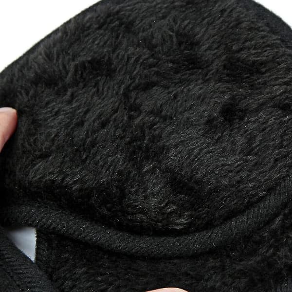 Sæt med 2 Vinterørevarmere Øreklapper Fleece