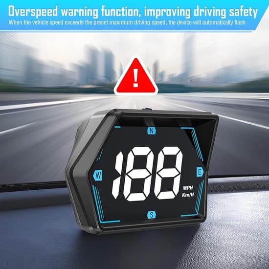 2026 HUD GPS Speedometer in Vehicle, Universal Head-Up Display, USB