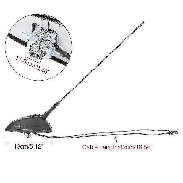 Auton katolle asennettava radioantenni A9068200475 Sprinter W906 2006-2017