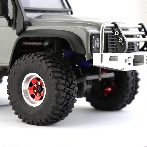 4 stk. 1.0 Tommer Aluminium Legering Beadlock Fælghjul til RC Crawler Bil Axial SCX24 1/18 TRX4M Hjul