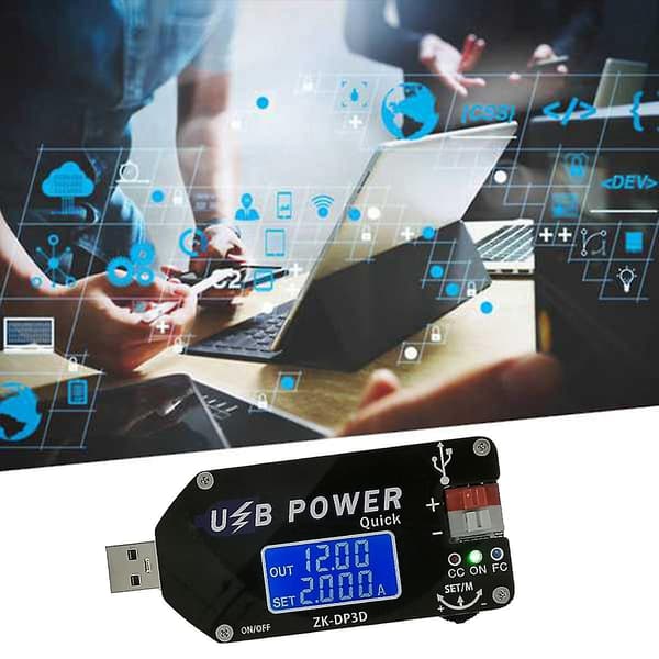 -dp3d Cnc Usb Justerbar Reglerad Modul 1-30v 2a 15w Konstant Spänning Ström Usb Typ-c Dc Konve-dt
