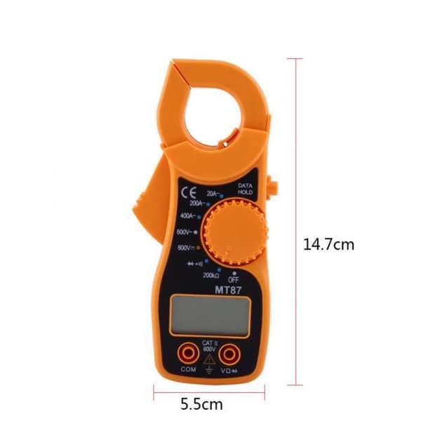 Multimeter - Digital - Tangamperemeter - Spenning 600V - Strøm 400A