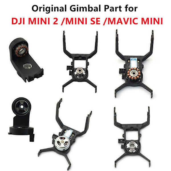 Gimbaldel för DJI Mini 2 - Gimbalskal, Signal-/Platt Kabel, Kameralins, Gummistötdämpare, Fäste, Rull-/Gäspningsarm