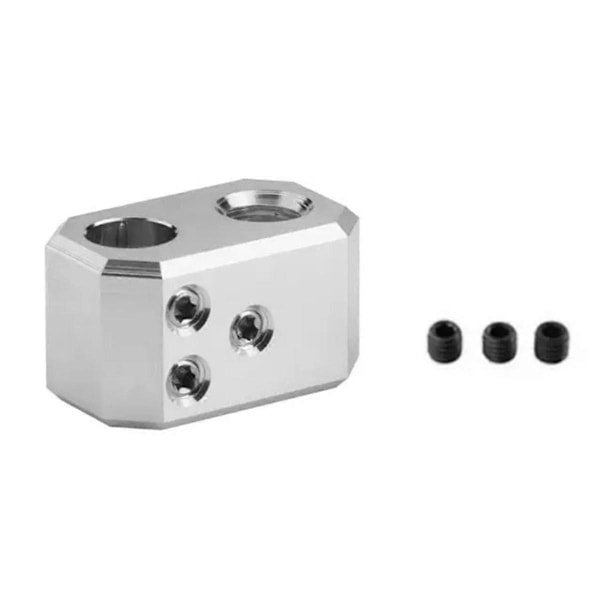 For Prusa I3 MK4 Ekstruder Aluminiumsvarmeblokk + Varmeelement + Termisk Tråd 3D-Skriver Tilbehør