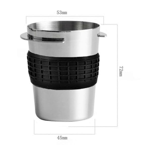 Kaffedosering Kopp Rustfritt Stål Kaffedosering Kopp Kaffemaskin Avtakbart Tilbehør for Kaffe