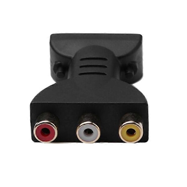 HDMI-kompatibel till 3 RGB RCA Video Ljud Adaptrar HDMI-Hane till 3 RCA Video Ljud Adapter Komponent C